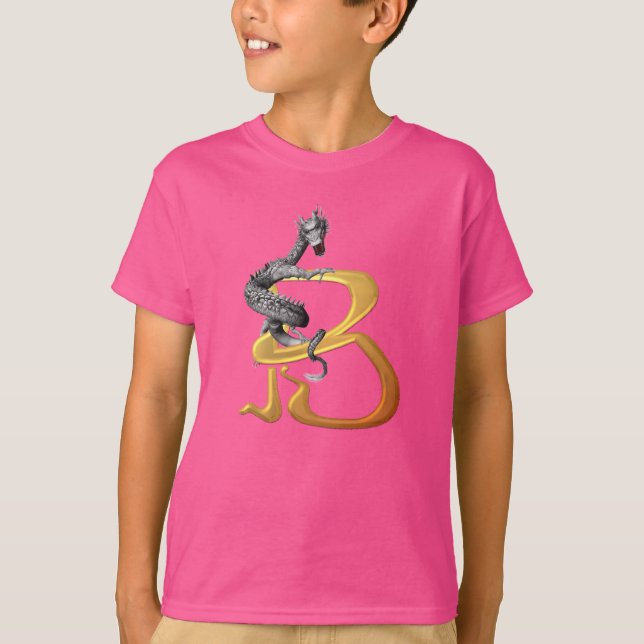 Dragonlore Initial B T-shirt (Framsida)