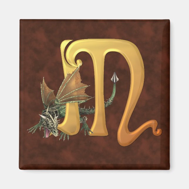 Dragonlore Initial M Magnet (Framsidan)
