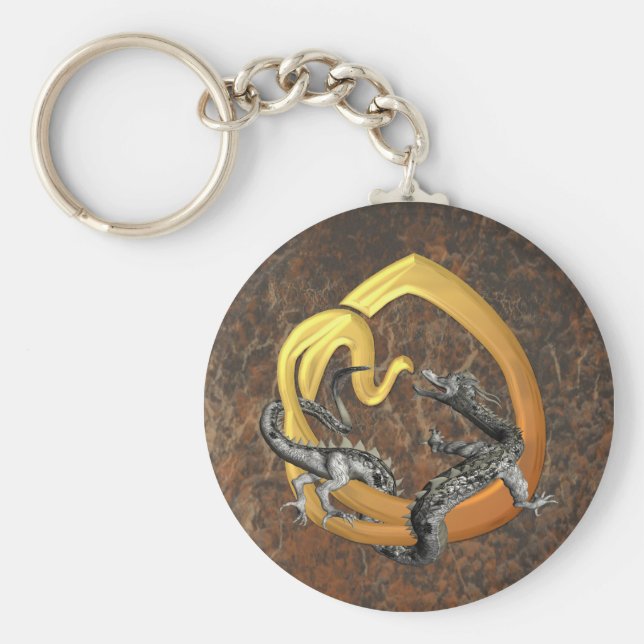 Dragonlore Initial O Nyckelring (Framsidan)