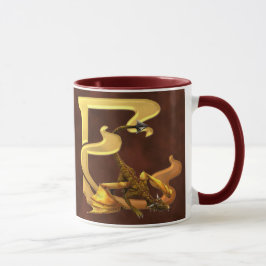 Dragonlore märka med sina initialer E Mugg