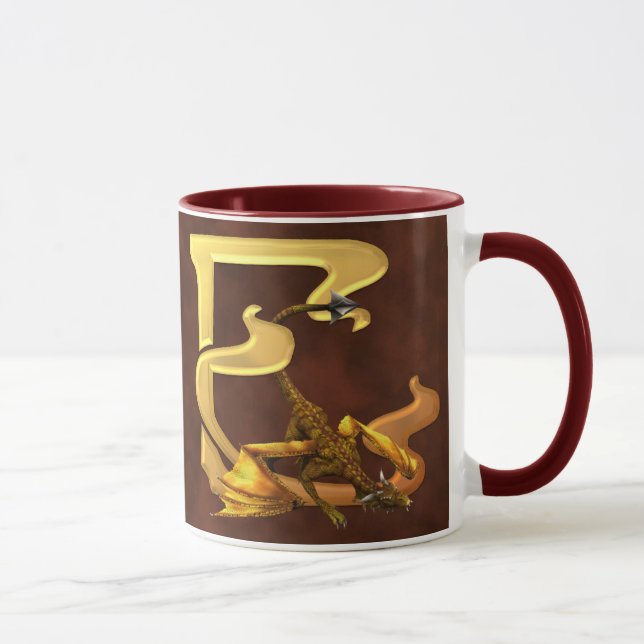 Dragonlore märka med sina initialer E Mugg (Höger)