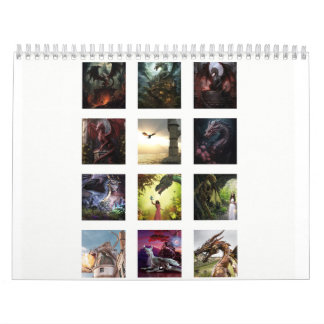 Dragons A 12 månaders kalender