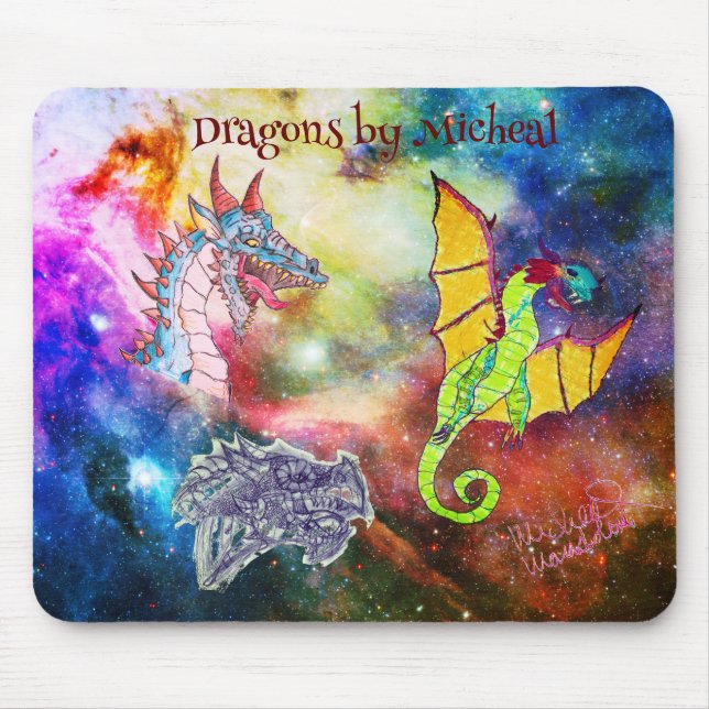 Dragons av Micheal Mousepad Musmatta (Framsidan)