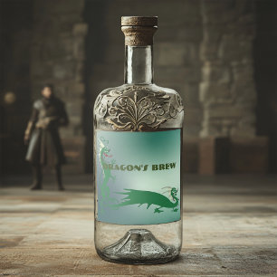 Dragon's Brew Spritflaskor Etikett