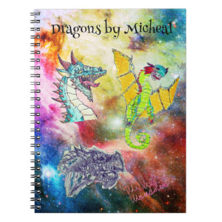 Dragons by Micheal Notebook Anteckningsbok