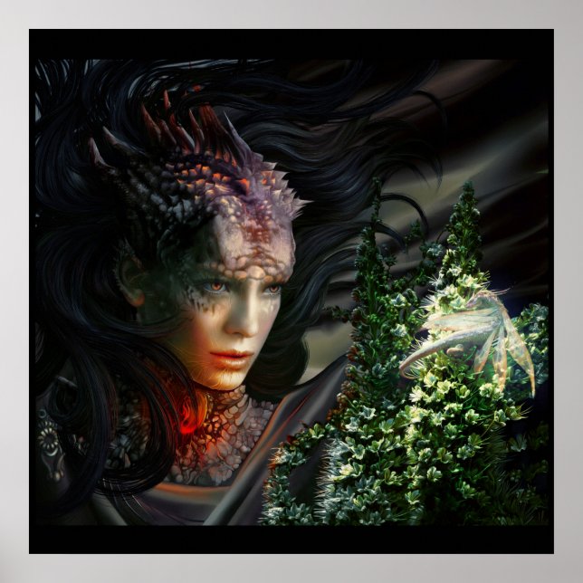 Dragons Canvas Poster (Framsidan)