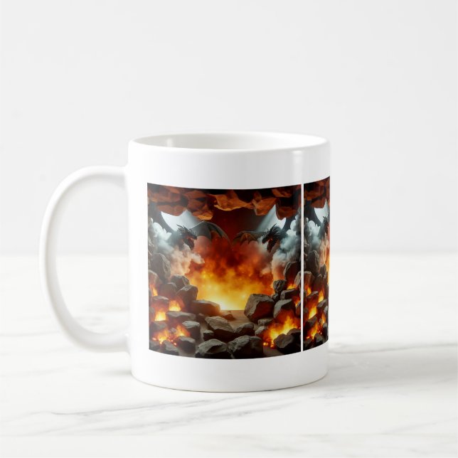 Dragons Cave Art Mugg (Vänster)