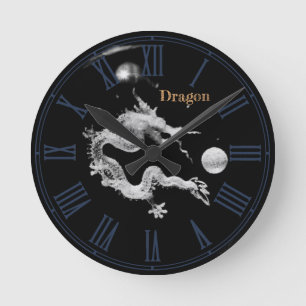 Dragons & Crystal Dragon Lore /Birth of the Dragon Rund Klocka