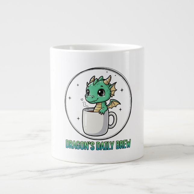 Dragon's Daily Brew Jumbo Mugg (Framsidan)