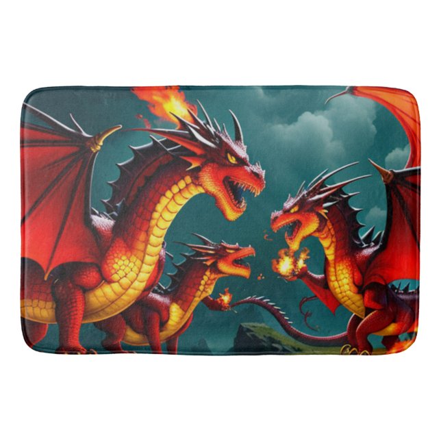 Dragons eld badrumsmatta (Framsidan)