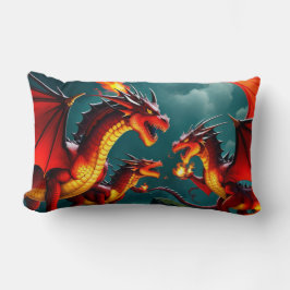 Dragons eld lumbarkudde
