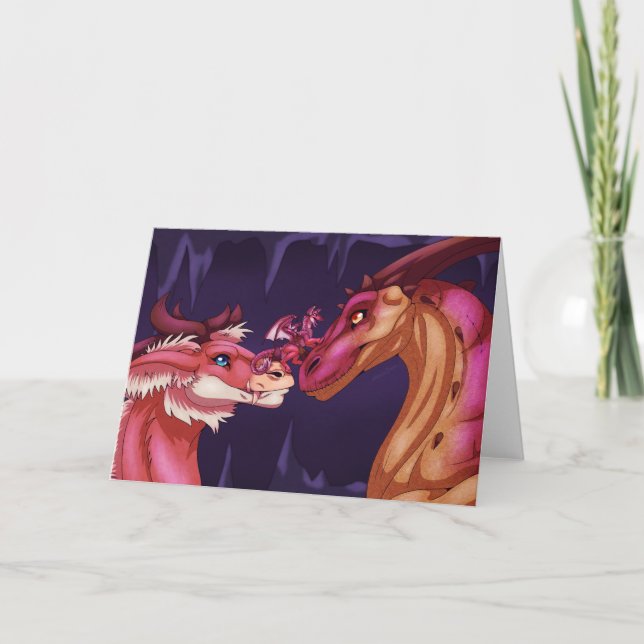 Dragons familj kort (Framsida)