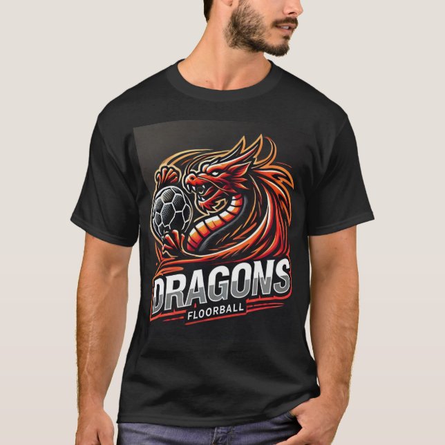 Dragons-fotboll t shirt (Framsida)