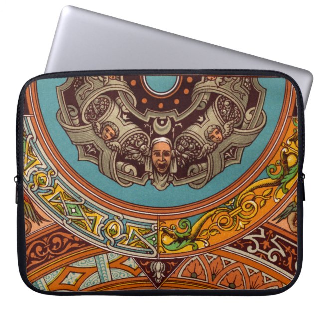 Dragons & Gargoyles Neoprene Laptop sleeve (Framsidan)