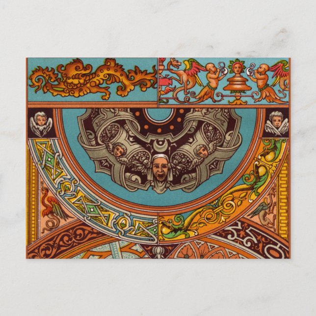 Dragons & Gargoyles vycard Vykort (Framsida)