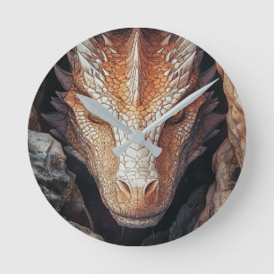Dragons Gaze Rund Klocka
