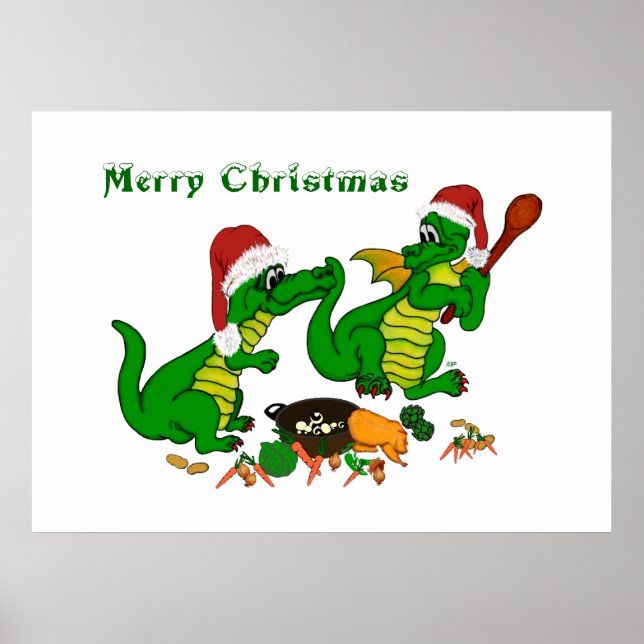 Dragons - God jul! - I dag ska jag laga mat Poster (Framsidan)