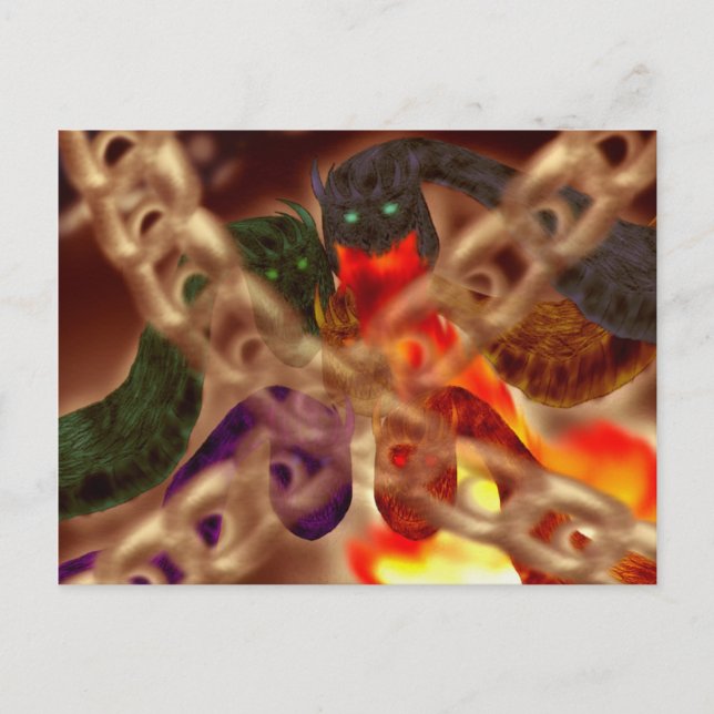Dragons Grav Vykort (Framsida)