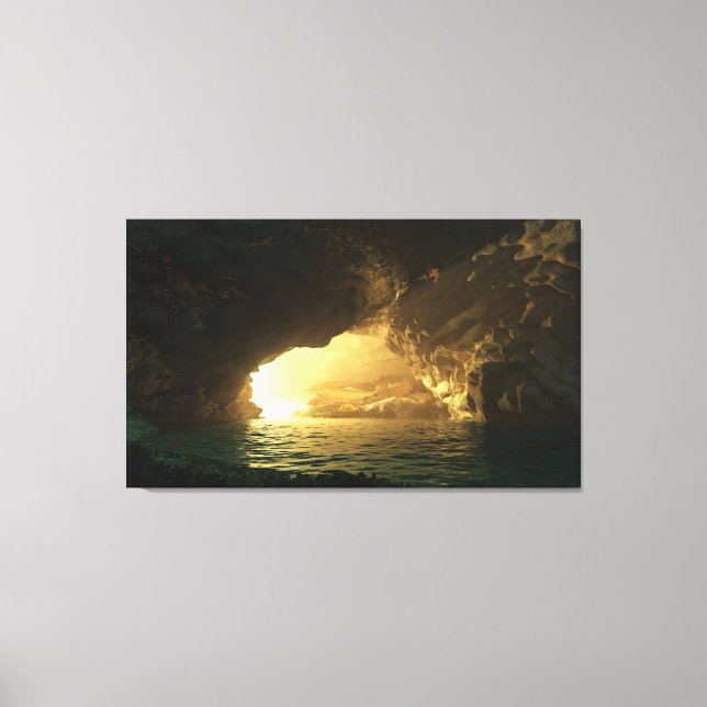 "Dragons Guld" Wrapped Canvas (Framsida)