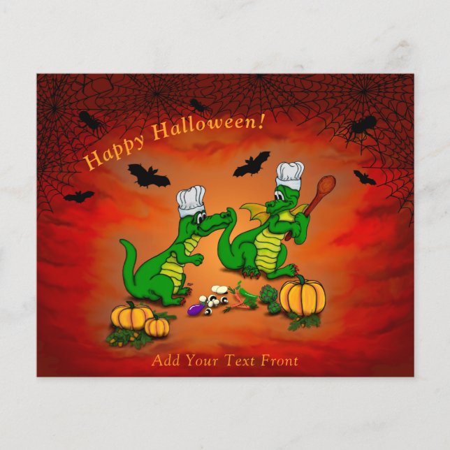 Dragons - Happy halloween! I dag ska jag laga mat Flygblad (Framsidan)