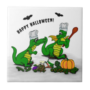 Dragons - Happy halloween! I dag ska jag laga mat Kakelplatta