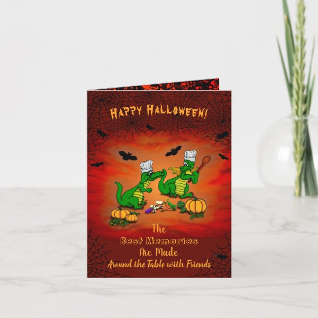 Dragons - Happy halloween! I dag ska jag laga mat Kort (Framsida)