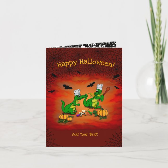 Dragons - Happy halloween! I dag ska jag laga mat Kort (Framsida)
