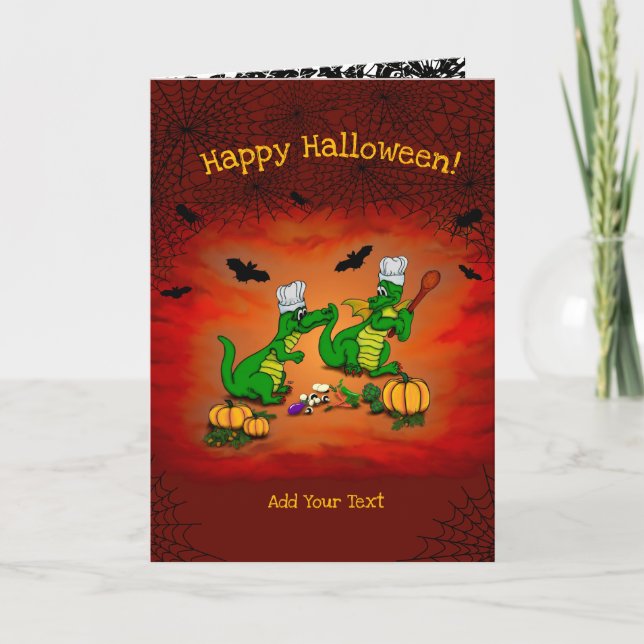 Dragons - Happy halloween! I dag ska jag laga mat Kort (Framsida)