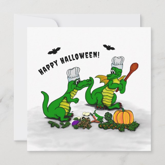 Dragons - Happy halloween! I dag ska jag laga mat Kort (Framsida)