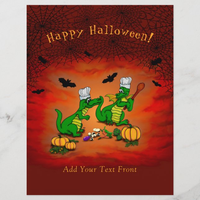 Dragons - Happy halloween! I dag ska jag laga mat Reklamblad (Framsidan)