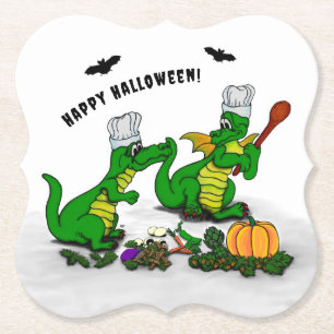 Dragons - Happy halloween! I dag ska jag laga mat Underlägg Papper