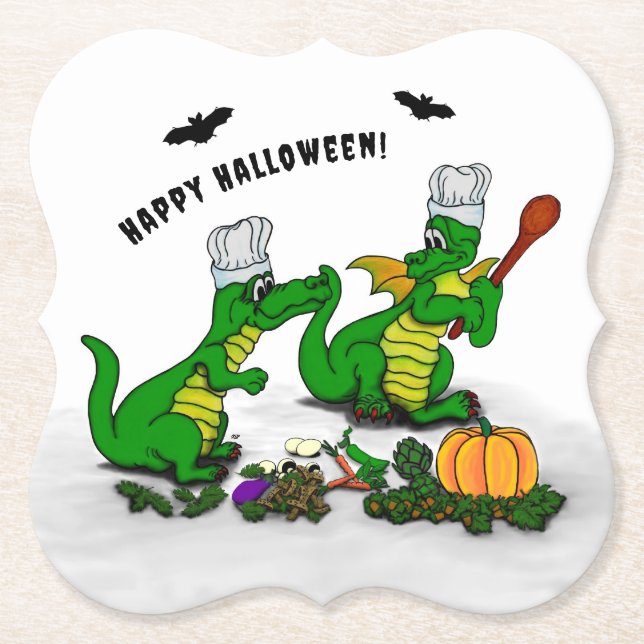 Dragons - Happy halloween! I dag ska jag laga mat Underlägg Papper (Framsida)