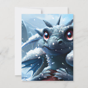 Dragons har fångat barnens fantasi julkort