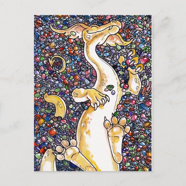 Dragons Hoard Vykort (Framsida)