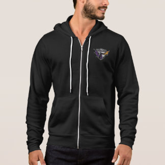 Dragons Hockey Logotyp Zipper Hoodie T Shirt