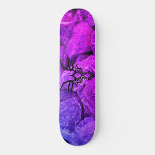 Dragons huvud mini skateboard bräda 18,5 cm