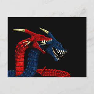 Dragons i kärlek vykort
