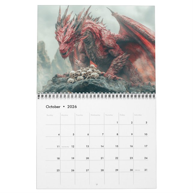 Dragons Kalender (Oct 2026)
