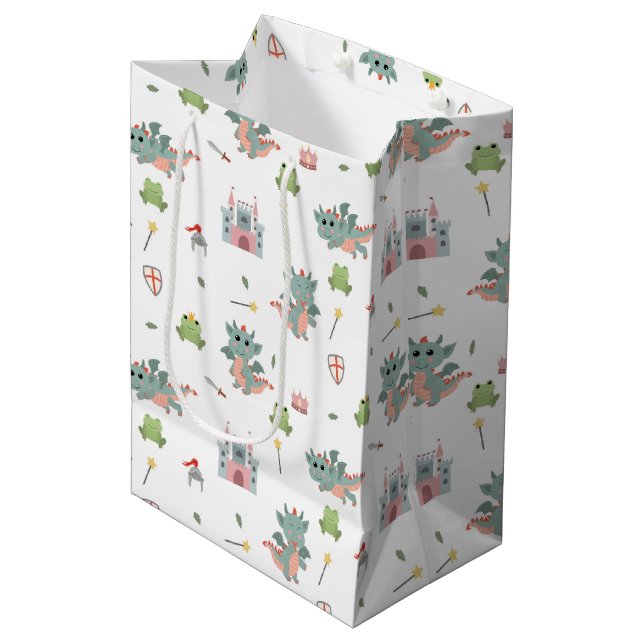 Dragons Knight Fairytale Medieval Castle (Framsidan Vinklad)