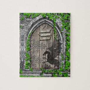 Dragons Kung Arthur Medieval Dragon Door Pussel