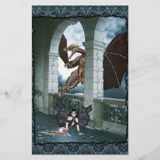 Dragon's Lair Brevpapper (Framsida)