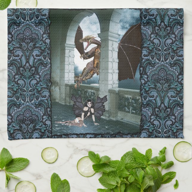 Dragon's Lair Kökshandduk (Vikta)