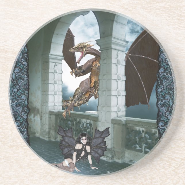 Dragon's Lair Underlägg Sandsten (Framsidan)