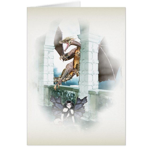 Dragon's Lair Vignette Hälsningskort (Framsidan)