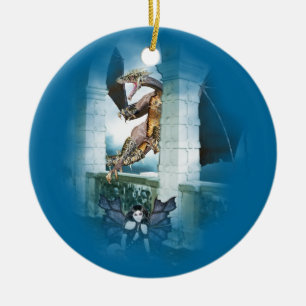 Dragon's Lair Vignette Julgransprydnad Keramik