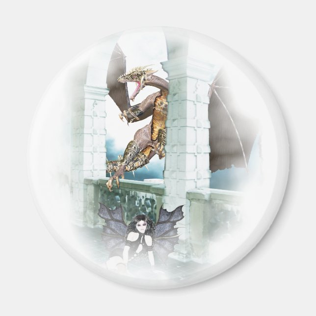 Dragon's Lair Vignette Magnet (Framsidan)