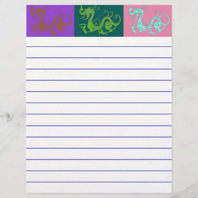 Dragons Letterhead (Framsida)