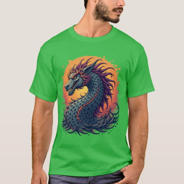 Dragon's Might T Shirt (Framsida)