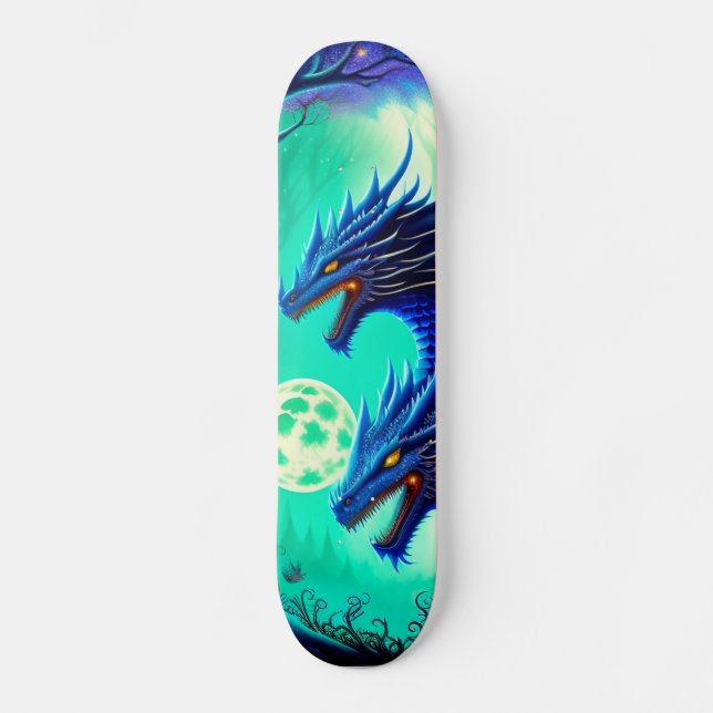 Dragons Mini Skateboard Bräda 18,5 Cm (Framsida)
