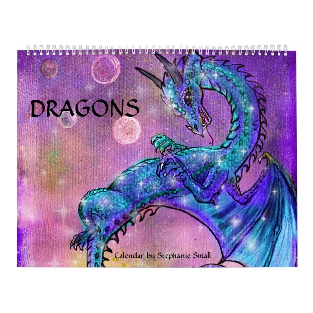 Dragons Monsters Reptile Beast Creator Animal Dra Kalender (Omslag)